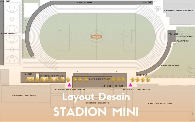 Desain Stadion Mini Konsep Kreatif Untuk Ruang Terbatas