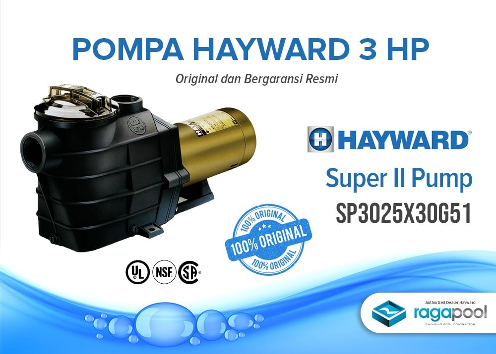 jual pompa Hayward Super II Pump SP3025X30G51-min