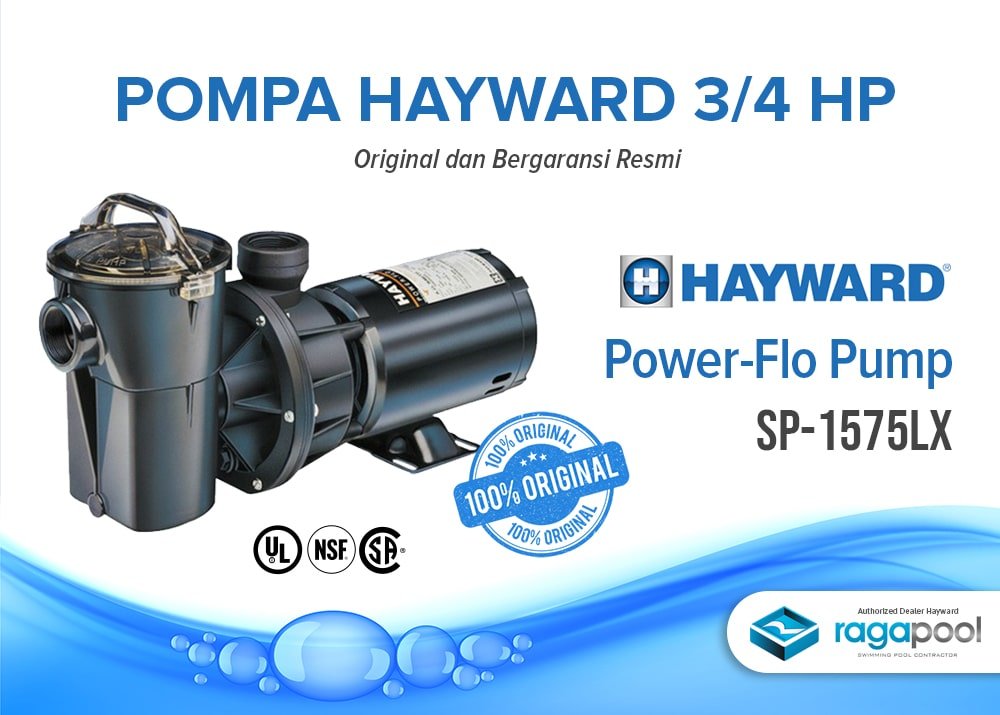 pompa hayward 3/4 hp